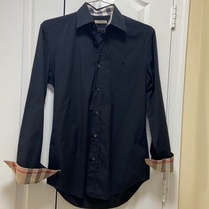 Burberry Brit Logo Nova Check Collar Shirt